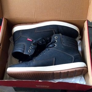 Mens Levi's fletcher 2 waxed ul nb black size 10.5